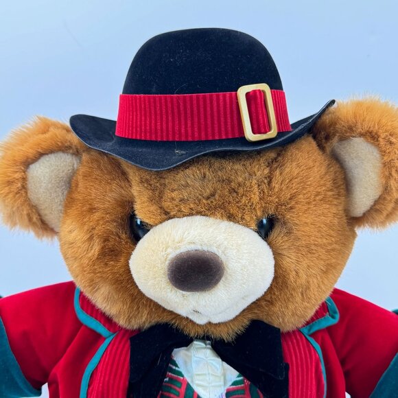 Vintage Kmart Teddy Bear Lane Christmas Bear 1994 Limited Edition Plush Toy 20" - Picture 2 of 14